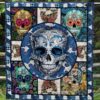 Skull Quilt Blanket Ver 46  Quilt